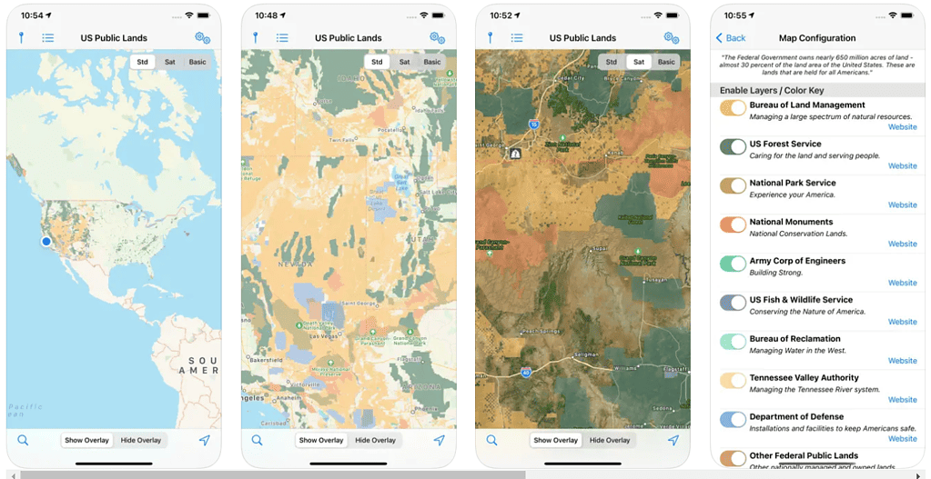 US Public Lands app