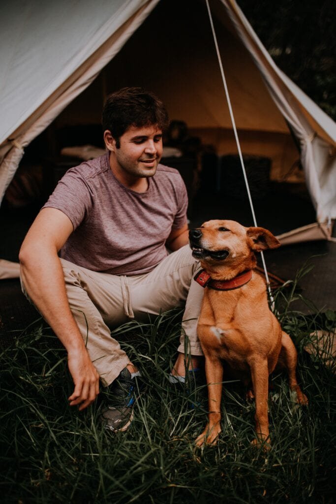 tent-camping-with-dog