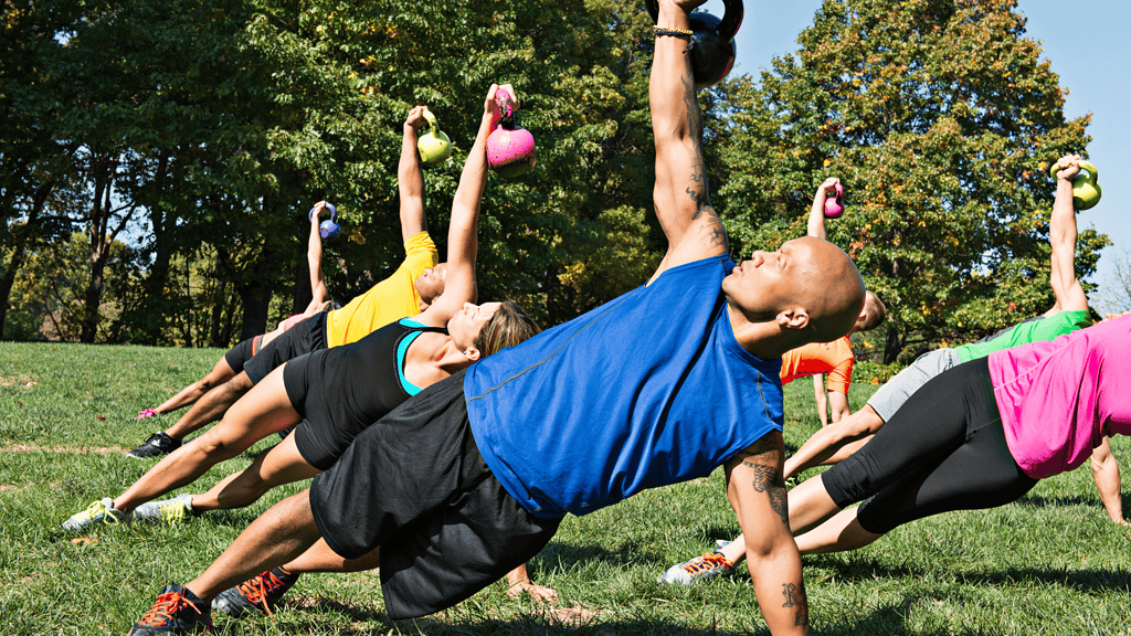 Kettlebell workout